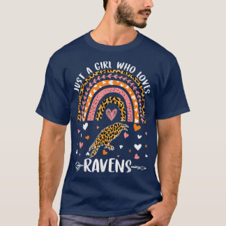T-shirt Cute Rainbow Leopard Juste Une Fille Qui Aime Rave