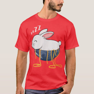 T-shirt Cute Ramen and Bunny Funny Anime Noodle Japanese R