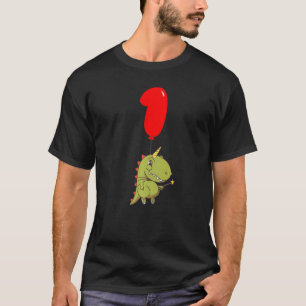 T-shirt Cute Rex Fairy 1er Anniversaire Enfants Balloon Pa