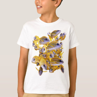 T-shirt Cute School of Fishes in the Ocean