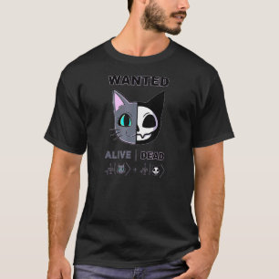 T-shirt Cute Schrodingers Chat Alive Dead physique quantiq