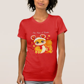 T-shirt Cute serpent pour la Chine Nouvel An lunaire 2025