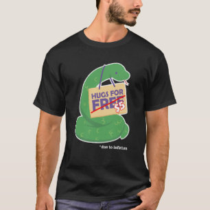 T-shirt Cute serpent valentine costume Hugs For Free grâce