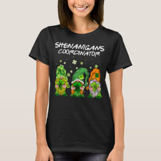 T-shirt Cute Shenanigans Coordinator St Patricks Day Gnome