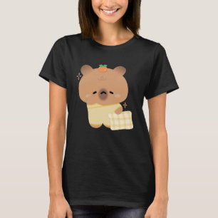T-shirt Cute Sleepy Capybara