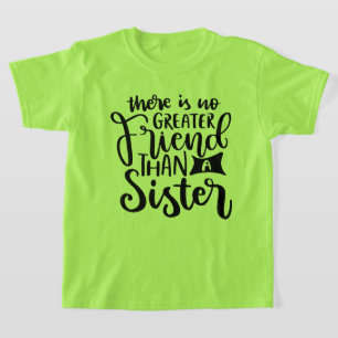 T-shirt Cute Soeur Ami au mot art