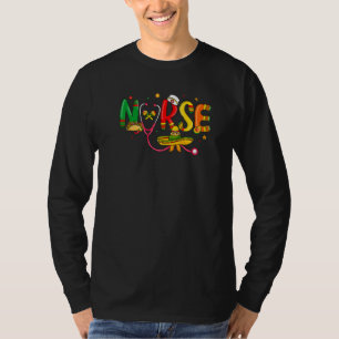 T-shirt Cute Sombrero & Stethoscope Infirmière Mexicaine C