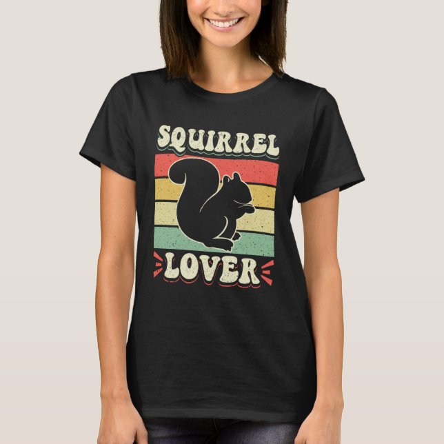 T-shirt Cute Squirrels Rodent  Squirrel   2 (Devant)