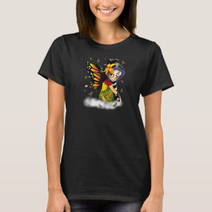 T-shirt Cute Sugar Skull Girl Day Of Dead Autism Aware