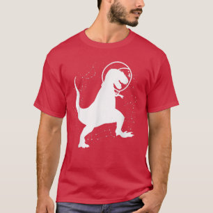 T-shirt Cute T Rex Dinosaur Astronaute de l'espace Homme