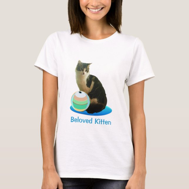 T-shirt Cute tabby Chat (Devant)