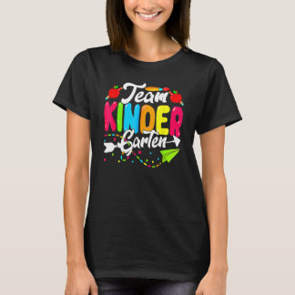 T-shirt Cute Team Kindergarten Happy Back To School Teache