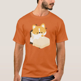 T-shirt Cute Tired Corgi