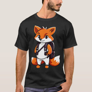 T-shirt Cute toon Fox