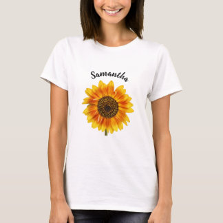 T-shirt Cute tournesol personnalisé