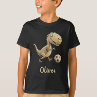 Cute Trex Jouer Soccer Personnalisé