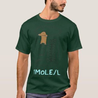 T-shirt Cute Une Mole Par litre Chimie Avogadros Jour