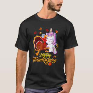 T-shirt Cute Unicorn Accrocs Turquie Bons thanksgivings fi