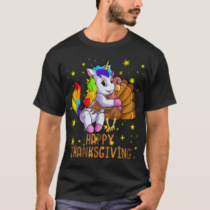 T-shirt Cute Unicorn Accrocs Turquie Bons thanksgivings fi