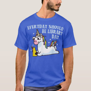 T-shirt Cute Unicorn Lecture Livre Librairie Lover Bibliot
