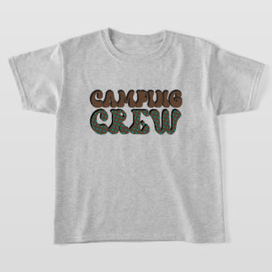 T-shirt Cute unisex enfants camper équipe art du monde