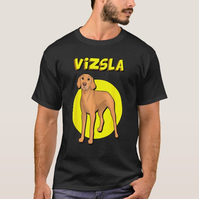 T-shirt Cute Vizsla (Devant)