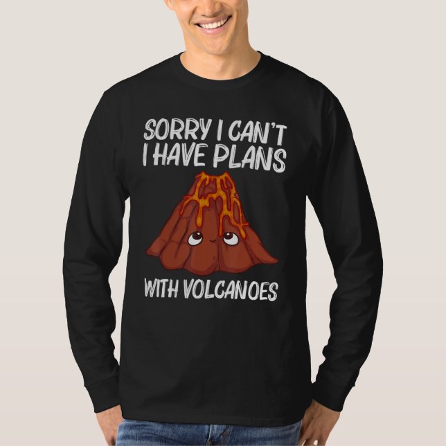 T-shirt Cute Volcano For Men Women Volcanologist Volcanic  (Devant)