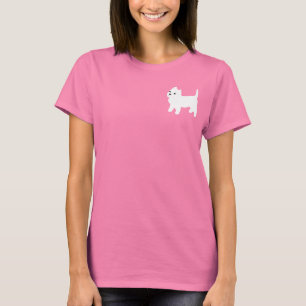 T-shirt Cute Westie - West Highland White Terrier