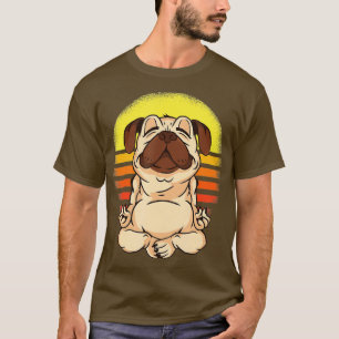 T-shirt Cute Yoga Carlin Chien Drôle Carlins Amoureux Cade
