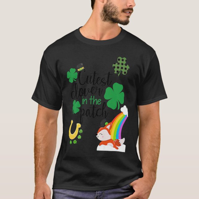 T-shirt Cutest C In The Patch St Paddy's Day Leprechaun Lu (Devant)