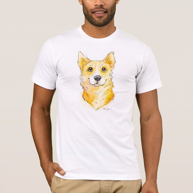 T-shirt Cutie Corgi (Devant)