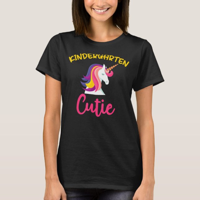 T-shirt Cutie maternelle (Devant)