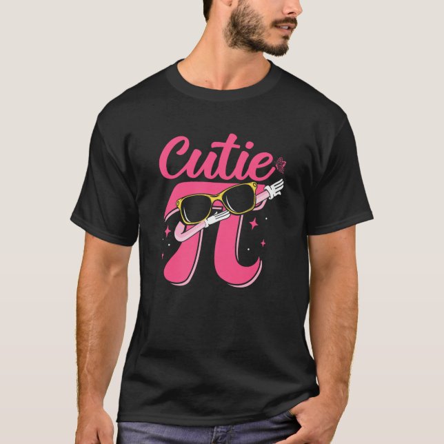 T-shirt Cutie Pi Day Dabbing Pi Math Enseignant 3 14 Coque (Devant)