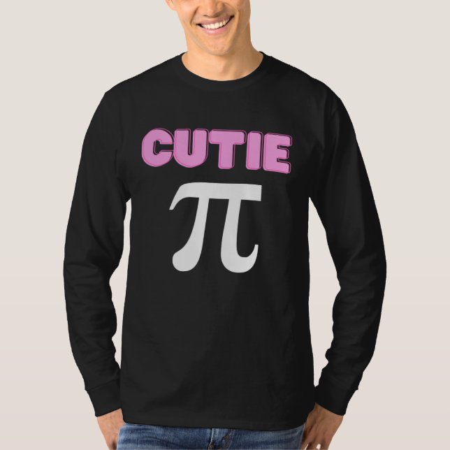 T-shirt Cutie Pi Funny Math Joke Geek Cute Pi Day (Devant)