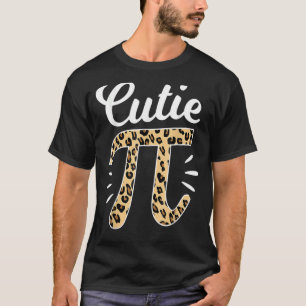 T-shirt Cutie Pi Jour 3 14 Enseignant Empreinte de léopard