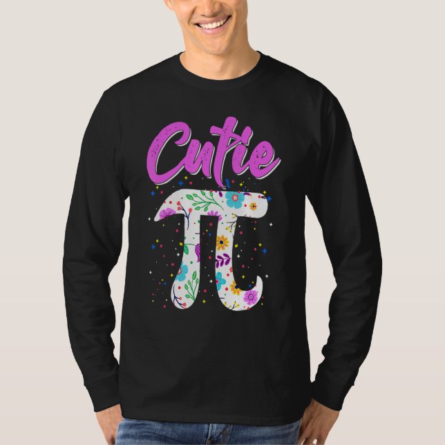 T-shirt Cutie Pi Numéro Math Pun Célébrer Mathématiques Pi (Devant)