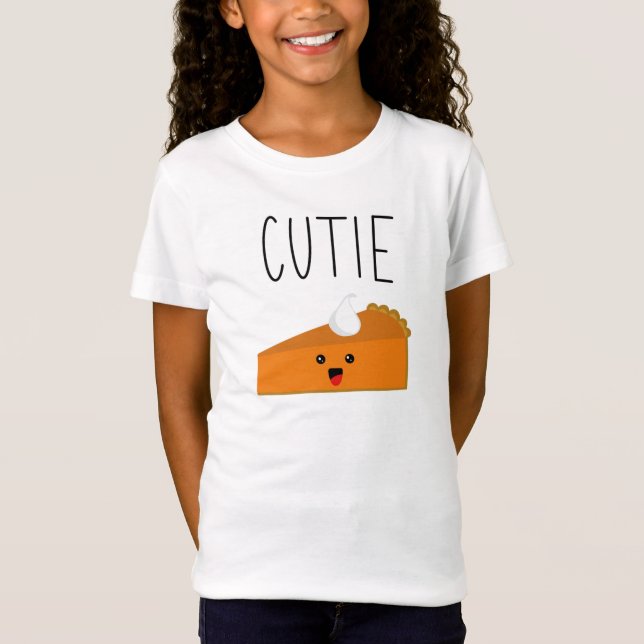 T-Shirt Cutie Pie Pie Pie Pie Enfants Chemise Kawaii  (Devant)