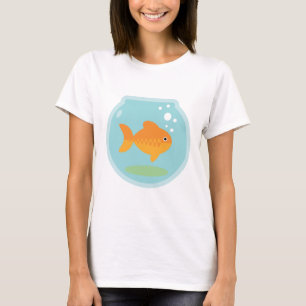 T-shirt Cuvette de poisson rouge
