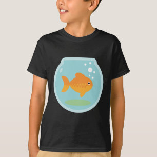 T-shirt Cuvette de poisson rouge