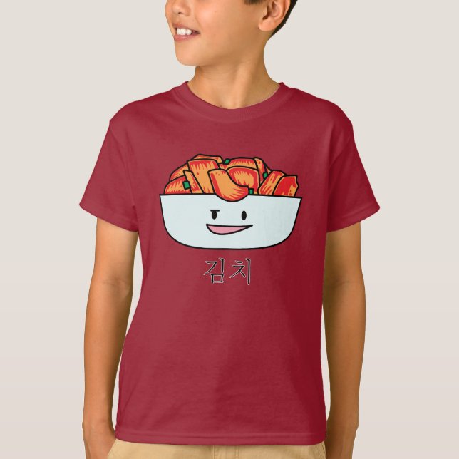 T-shirt Cuvette heureuse de Kimchi Kimchee - conceptions (Devant)