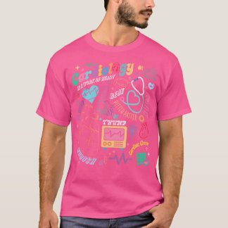 T-shirt Cvicu Cardiac Infirmière Retro Anatomie Cardiologi