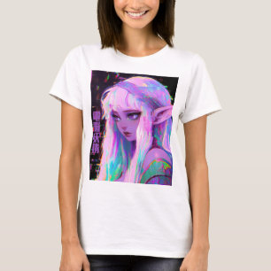 T-shirt Cyber Fairy "Dennou Yousei" Glitchcore
