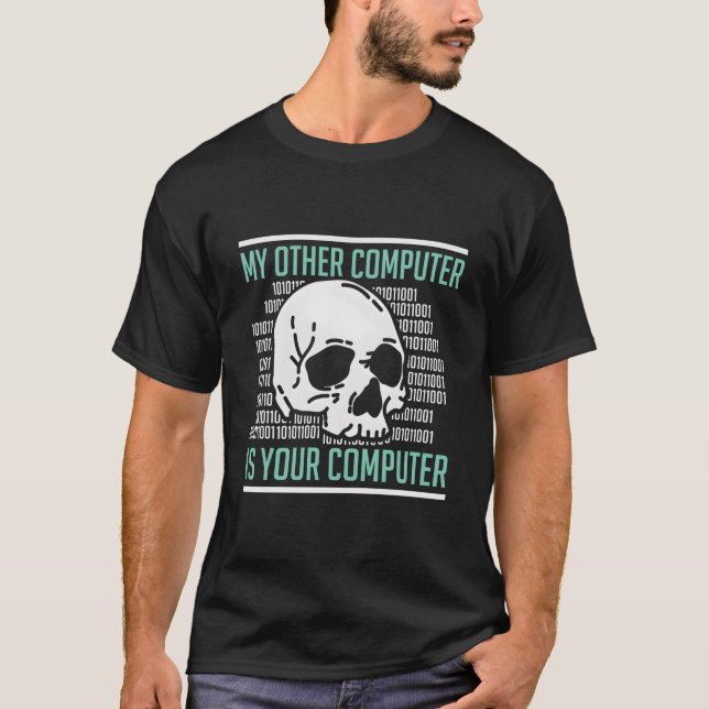 T-shirt Cyber Hacker Computer Security Expert Cybersecurit (Devant)