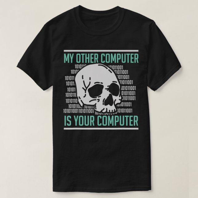 T-shirt Cyber Hacker Computer Security Expert Cybersecurit (Design devant)