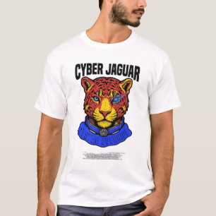 T-shirt Cyber Jaguar Neon Mech Art de Rue