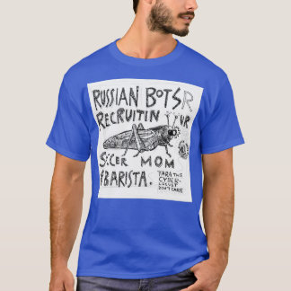 T-shirt Cyber Locust Donx27t Care