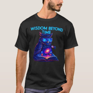 T-shirt Cyber Owl - La sagesse au-delà du temps