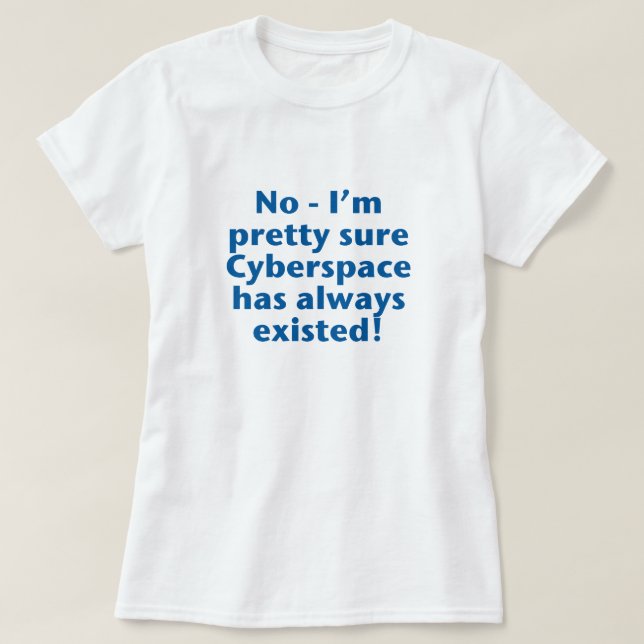 T-shirt Cyberespace (Design devant)