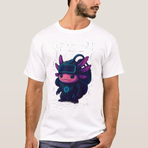 T-shirt Cyberpunk Axolotl - Style néon futuriste