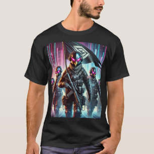 T-shirt Cyberpunk Penguin Force Tactique 🚀 🐧 🔥